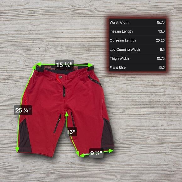 ★ Troy Lee Designs MTB Downhill Cycling Ruckus Shorts w/ Zipper Pockets ★ - Picture 7 of 8